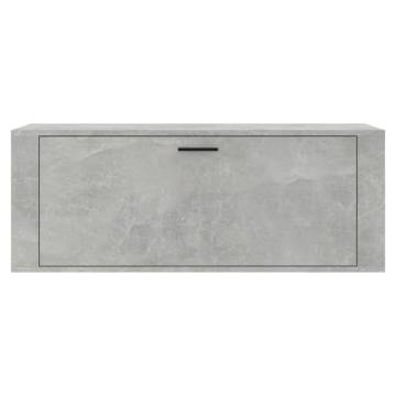 Wall Shoe Cabinet Concrete Grey - Stylish Storage Solution