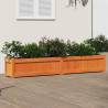 Garden Planter Wax Brown 180x31x31 cm Solid Wood Pine Colour brown pine Quantity in Package 1 