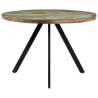 Solid Wood Reclaimed Dining Table 110x75 cm - Vintage Charm