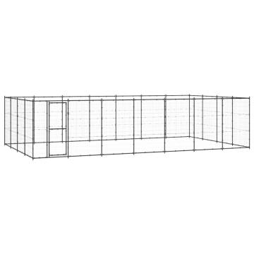 Outdoor Dog Kennel - Durable Steel 33.88 m² | HipoMarket