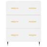 Stylish Highboard White 69.5x34x180 cm - Engineered Wood