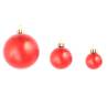 100 Piece Red Christmas Ball Set - Perfect Decor for Holidays