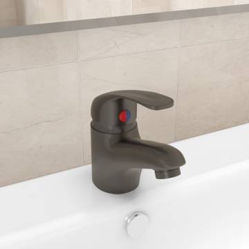 Basin Mixer Tap Grey 13x10 cm - Durable & Stylish Faucet