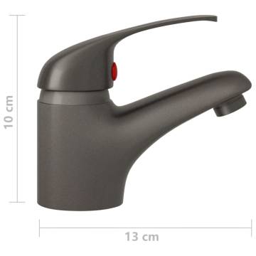 Basin Mixer Tap Grey 13x10 cm - Durable & Stylish Faucet