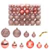 Christmas Baubles 100 pcs Pink and Rose 3 / 4 / 6 cm Colour pink and rose Quantity in Package 100 