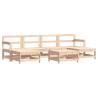 7 Piece Garden Lounge Set - Solid Pine Wood | Hipo Market