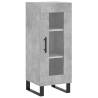 Stylish Highboard Concrete Grey - 34.5x34x180 cm