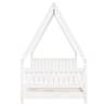 Kids Bed Frame White 90x190 cm | Solid Pine Wood Design