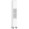 Stylish White Bathroom Cabinet 30x30x190 cm | Hipo Market