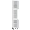 Stylish White Bathroom Cabinet 30x30x190 cm | Hipo Market