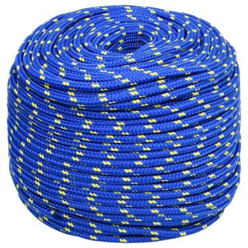 Durable Blue Boat Rope 6mm, 50m Polypropylene | HipoMarket