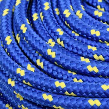 Durable Blue Boat Rope 6mm, 50m Polypropylene | HipoMarket