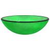 Stylish Green Tempered Glass Basin - 42x14 cm