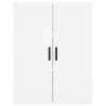 Stylish Highboard White 69.5x34x180 cm | Hipomarket