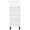 Shoe Cabinet High Gloss White - Stylish Storage Solution