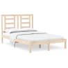 Solid Wood Pine Bed Frame 120x200 cm - Modern & Sturdy