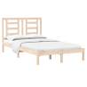 Solid Wood Pine Bed Frame 120x200 cm - Modern & Sturdy