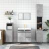 Concrete Grey Bathroom Cabinet - Stylish & Functional Storage