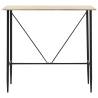 5 Piece Black Plastic Bar Set - Modern Design for Any Space