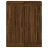 Stylish Highboard in Brown Oak | Engineered Wood Storage