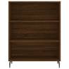 Stylish Highboard in Brown Oak | Engineered Wood Storage