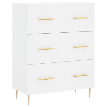 Elegant Highboard White 69.5x34x180 cm | HipoMarket UK