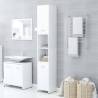 Bathroom Cabinet White 30x30x183.5 cm Engineered Wood Colour white Model with handle Number of 1 Number of Pieces 