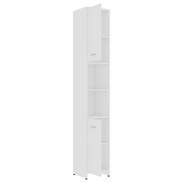 Stylish Bathroom Cabinet White 30x30x183.5 cm - HipoMarket