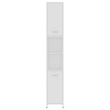 Stylish Bathroom Cabinet White 30x30x183.5 cm - HipoMarket