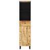 Stylish Bathroom Cabinet - Solid Mango Wood 38x33x160 cm