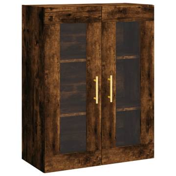 Elegant Smoked Oak Highboard - 69.5x34x180 cm | HipoMarket