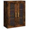 Elegant Smoked Oak Highboard - 69.5x34x180 cm | HipoMarket