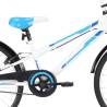 Stylish 24-inch Blue and White Kids Bike - Perfect Gift