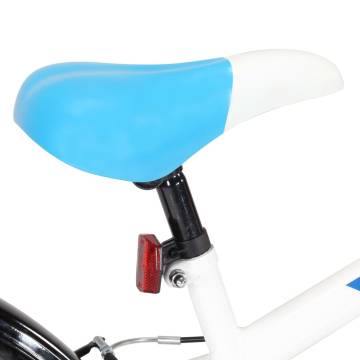 Stylish 24-inch Blue and White Kids Bike - Perfect Gift