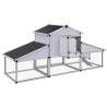 Durable Aluminium Chicken Coop with Runs & Nest Box - HipoMarket