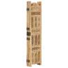 Elegant Hand Carved 5-Panel Room Divider | Mango Wood 200x165 cm