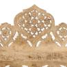 Elegant Hand Carved 5-Panel Room Divider | Mango Wood 200x165 cm