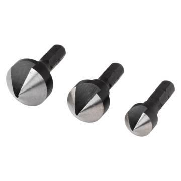 Wolfcraft Three Piece Countersink Bit Set - 2584000