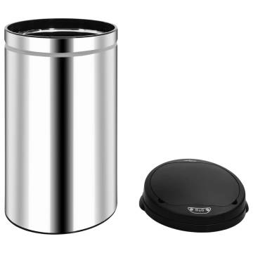 Automatic Sensor Dustbin 50L Stainless Steel - Touchless Waste Solutio