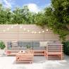 6 Piece Garden Lounge Set Solid Wood Douglas Colour natural douglas Number of 6 