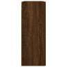 Elegant Wall Mounted Cabinets - 2 Pcs Brown Oak