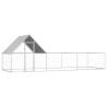 Chicken Coop 6x2x2 m Galvanised Steel Size 6 x 2 x 2 m 