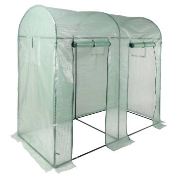 HI Greenhouse with 2 Doors - Spacious & Durable Green Design