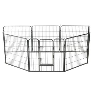 Dog Playpen 8 Panels Steel 80x80 cm - Safe & Versatile