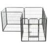 Dog Playpen 8 Panels Steel 80x80 cm - Safe & Versatile