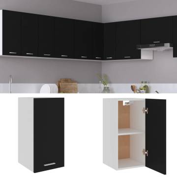 Stylish Hanging Cabinet Black 29.5x31x60 cm - Hipomarket