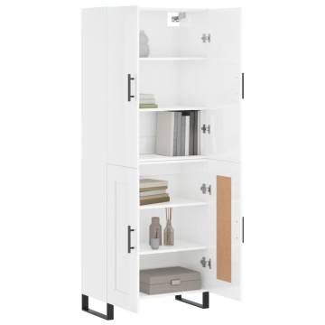 Highboard High Gloss White - Stylish Storage Solution | HipoMarket