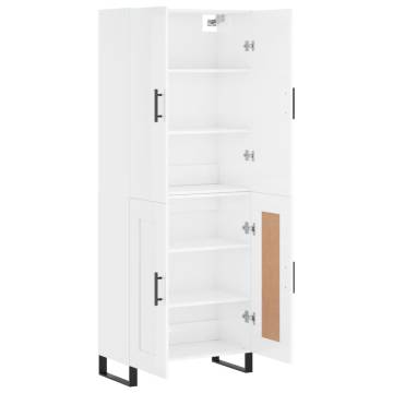 Highboard High Gloss White - Stylish Storage Solution | HipoMarket