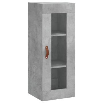 Stylish Highboard Concrete Grey - Durable Engineered Wood | HipoMarket