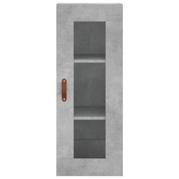 Stylish Highboard Concrete Grey - Durable Engineered Wood | HipoMarket